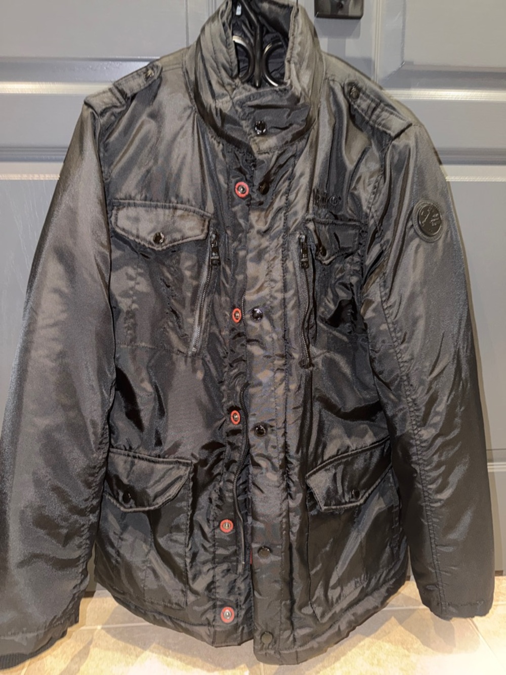 Men's Black Casual Field Jacket - Unbranded